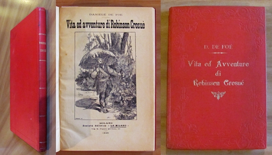 VITA ED AVVENTURE DI ROBINSON CROSUE', 1898 - ill. CROTTA