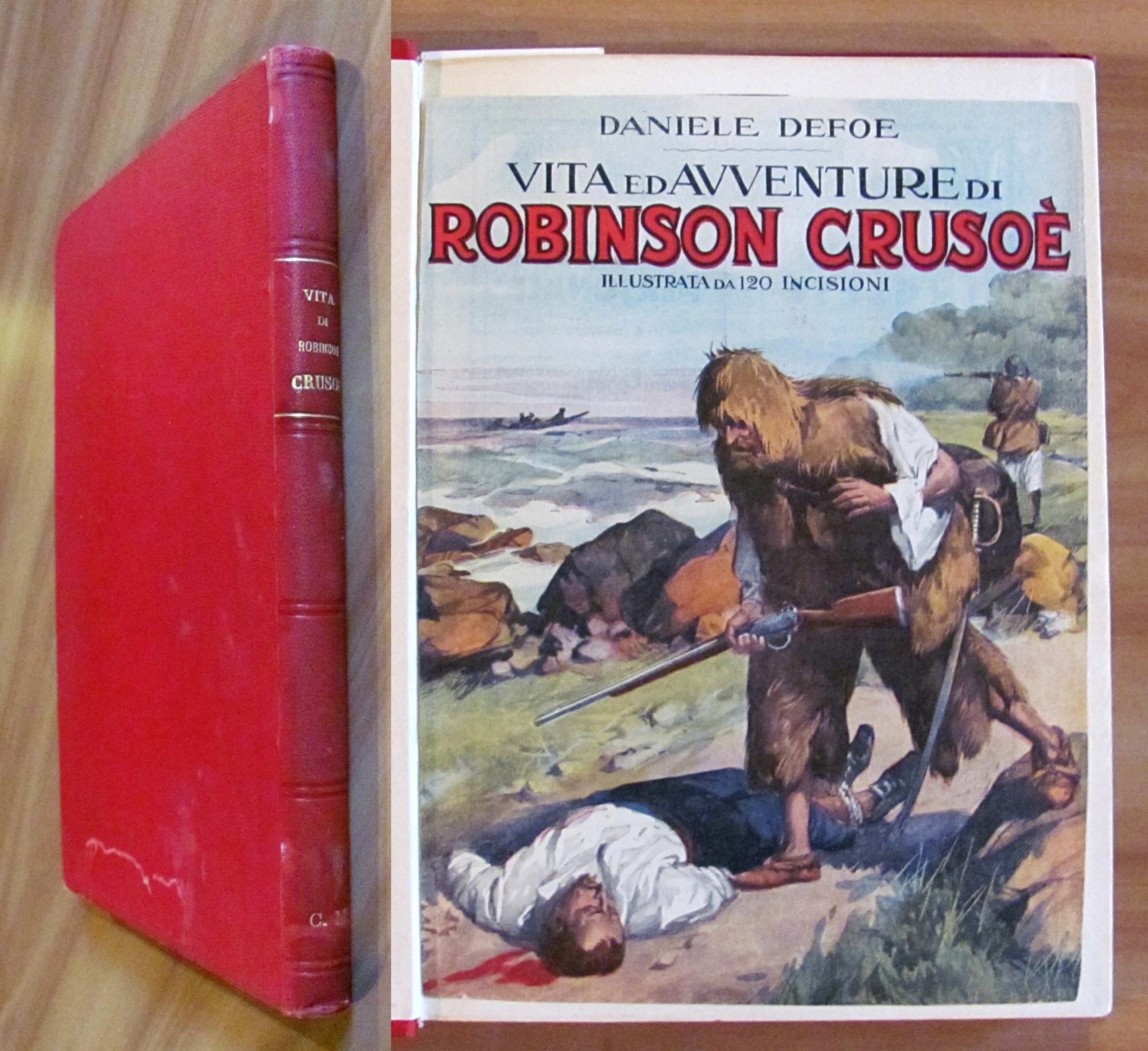 VITA ED AVVENTURE DI ROBINSON CRUSOE, 1902 - ill. PAGET