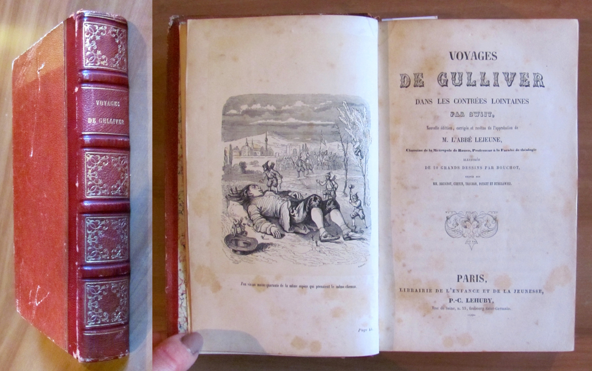 VOYAGES DE GULLIVER dans les Contrées lontaines, 1843 - ill. …