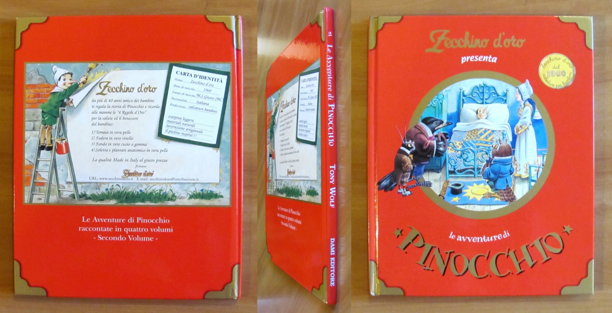 Zecchino d'Oro presenta PINOCCHIO, 2004 - ill. TONY WOLF