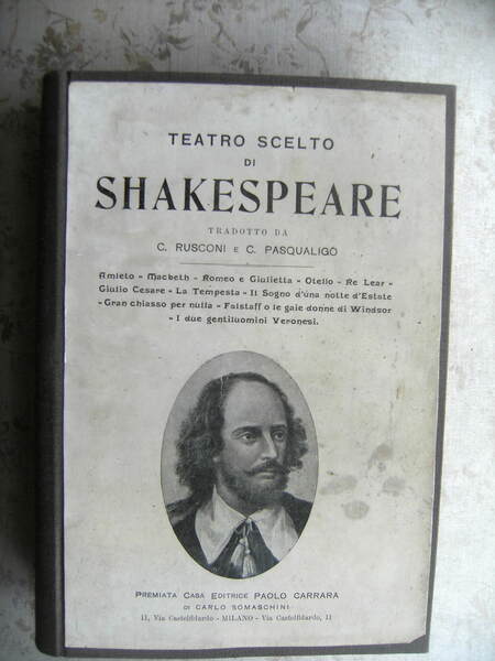 TEATRO SCELTO DI SHAKESPEARE TRADOTTO DA C. RUSCONI E C. …