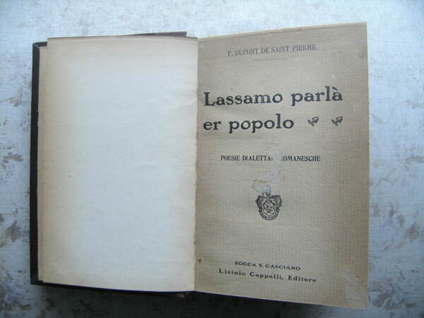 LASSAMO PARLA' ER POPOLO - SONETTI ROMANESCHI