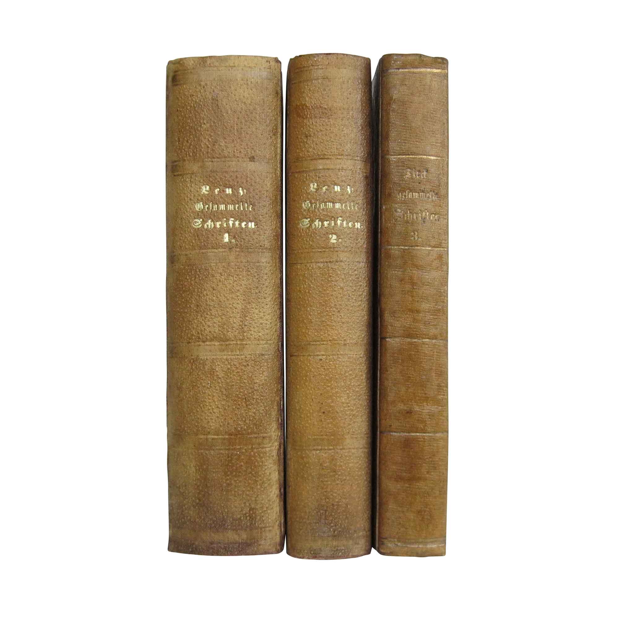 Gesammelte Schriften. Herausgegeben von Ludwig Tieck. 3 Bände.