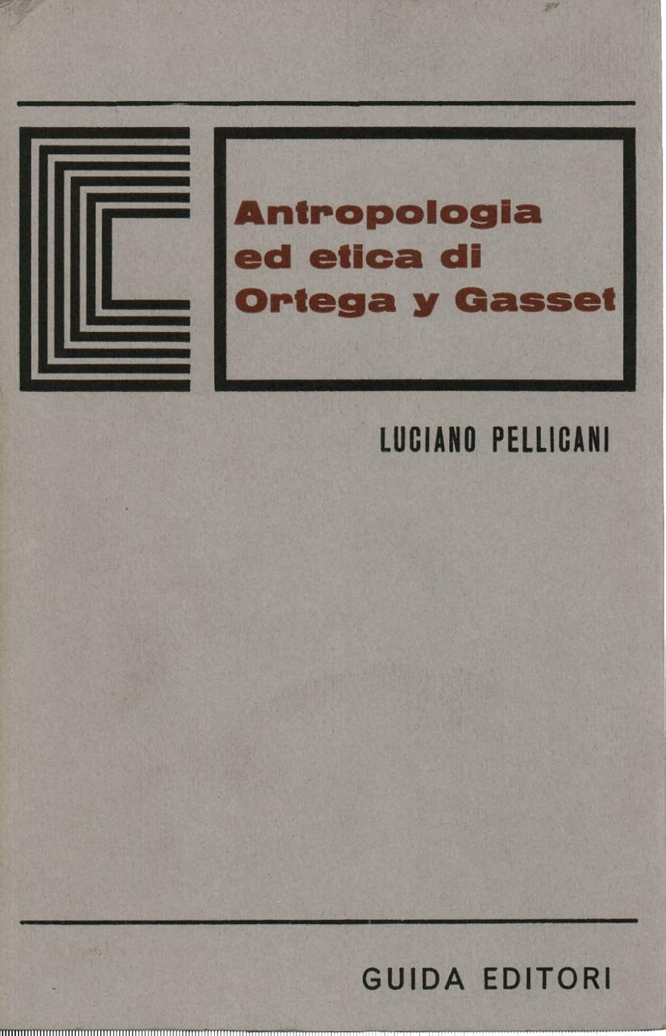 Antropologia ed etica di Ortega y Gasset