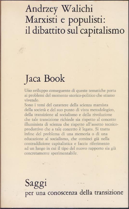 Marxisti e populisti: il dibattito sul capitalismo