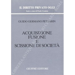 Acquisizione, fusione e scissione di società