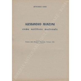 Alessandro Manzoni come scrittore nazionale