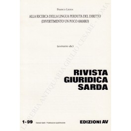 Alla ricerca della lingua perduta del diritto (divertimento un poco …