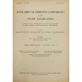 Annuario di diritto comparato e di studi legislativi. A cura …