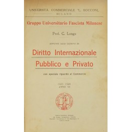 Appunti dalle lezioni di diritto internazionale pubblico e privato con …