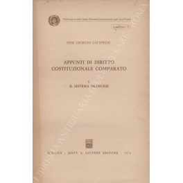 Appunti di diritto costituzionale comparato. Vol. I - Il sistema …