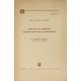 Appunti di diritto costituzionale comparato. Vol. IV - ll sistema …