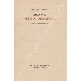 Appunti per un periplo dell'Africa con un disegno di L.C.P.