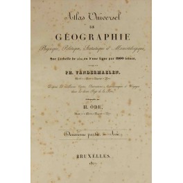 Atlas Universel de geographie physique, politique, statistique et mineralogique. Asie, …
