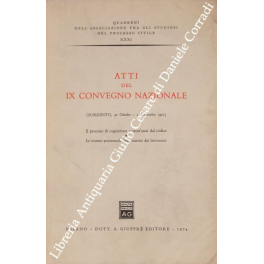 Atti del IX Convegno Nazionale Sorrento, 30 ottobre - 1 …