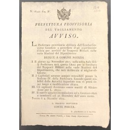 Avviso. Prefettura provvisoria del Tagliamento. Asta per affidare il servizio …