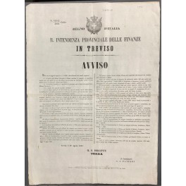 Avviso. R. Intendenza Provinciale delle Finanze in Treviso. Elenco degli …