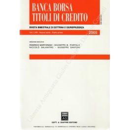 Banca borsa e titoli di credito. Rivista di Dottrina e …