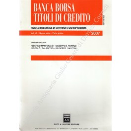 Banca borsa e titoli di credito. Rivista di Dottrina e …