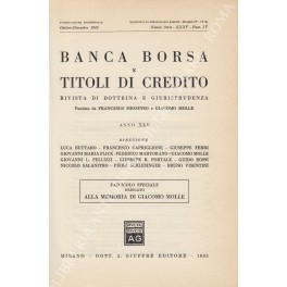 Banca borsa e titoli di credito. Rivista di Dottrina e …