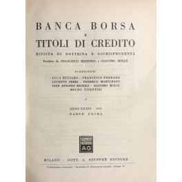 Banca borsa e titoli di credito. Rivista di Dottrina e …
