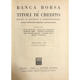Banca borsa e titoli di credito. Rivista di Dottrina e …