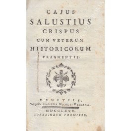 Cajus Sallustius Crispus cum veterum historicum fragmentis