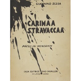 Carimaa stravacca. Poesij in meneghin. Copertina del pittore Giannino Grossi