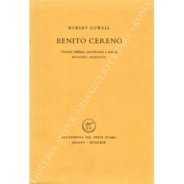 Cereno Benito. Versione italiana, introduzione e note di Rolando Anzilotti