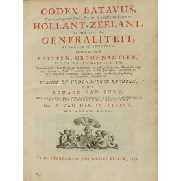 Codex Batavus waar in het algemeen kerk en Burgerlyk Recht …