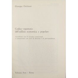 Codice - Repertorio dell'edilizia economica e popolare. Coordinato con le …