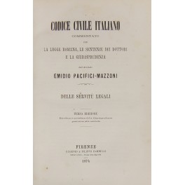 Codice civile italiano commentato con la legge romana, le sentenze …