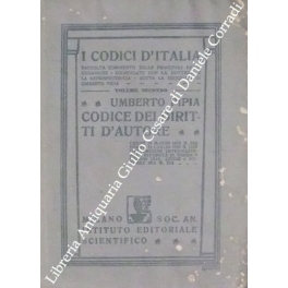 Codice dei diritti d'autore. Legge 18 marzo 1926 N. 562. …