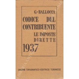 Codice del contribuente. Le imposte dirette