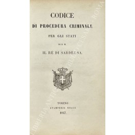 Codice di Procedura Criminale per gli Stati di S.M. il …