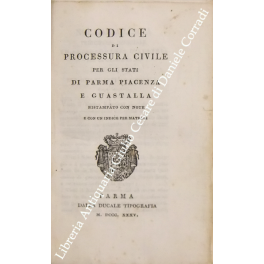 Codice di processura civile per gli Stati di Parma, Piacenza …