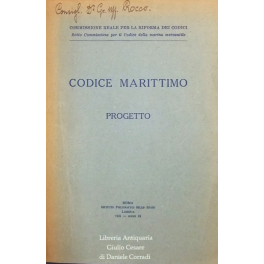 Codice marittimo. Progetto