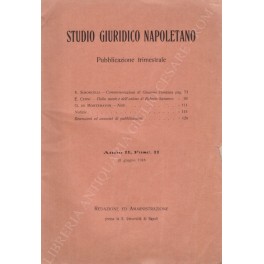 Commemorazione di Giacomo Venezian; Della mente e dell'animo di Roberto …