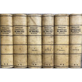 Commentario del codice civile italiano. Vol. I; Vol. II, Vol. …