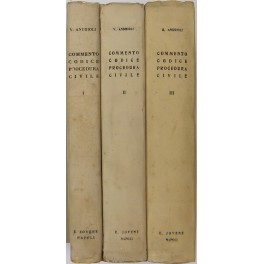 Commento al codice di procedura civile. Vol. I - Disposizioni …