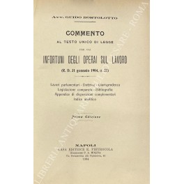 Commento al testo unico di legge per gli infortuni degli …