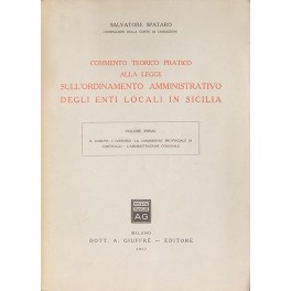 Commento teorico pratico alla legge sull'ordinamento amministrativo degli enti locali …