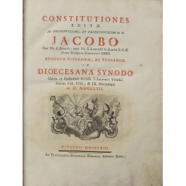 Constitutiones editae ab eminentissimo, et reverendissimo D.D. Jacobo Tum Tit. …