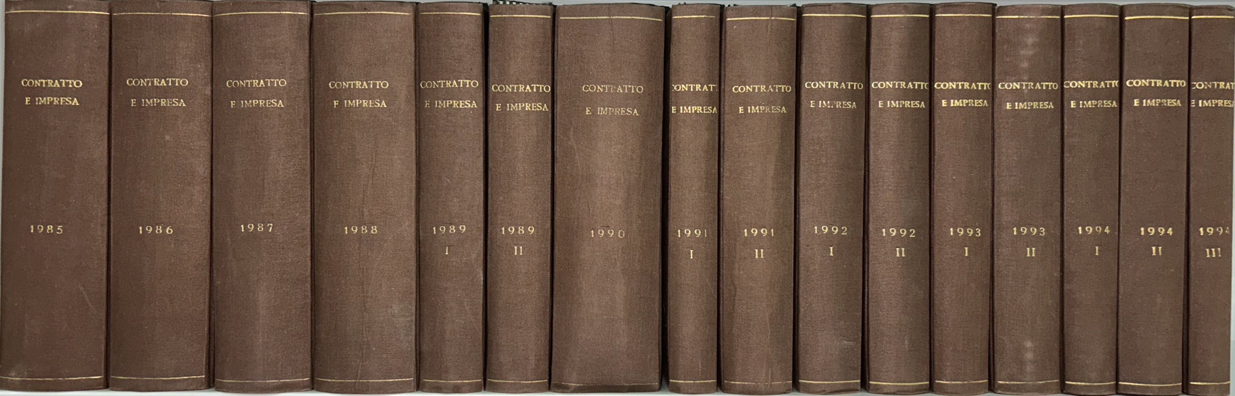 Contratto e Impresa. Dialoghi con la giurisprudenza civile e commerciale …