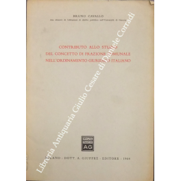 Contributo allo studio del concetto di frazione comunale nell'ordinamento giuridico …