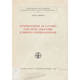 Controversie di lavoro con stati stranieri e diritto internazionale