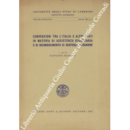 Convenzioni tra l'Italia e altri stati in materia di assistenza …