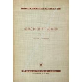 Corso di diritto agrario. 1965-1966. Dispense integrative