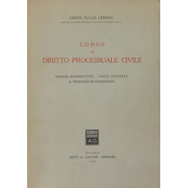 Corso di diritto processuale civile. Nozioni introduttive. Parte generale. Il …