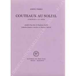 Coteaux au soleil (curtelle a lu soue). Precedes d'une lettre …